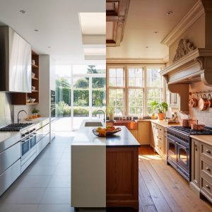 Modern vs. Traditional kitchen
