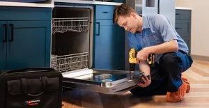 Home Appliance Repairs. Professionals can fix a broken dishwasher and help you save quite a bit of money